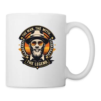 The man. The legend. Father's Day design - Mug - white - Right