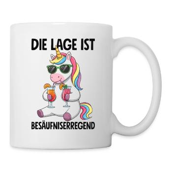 The situation is drunkenness - Mug - white - Right