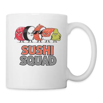 L’équipe Sushi unie - Sushi Squad Crew - Mug blanc - blanc - Droite