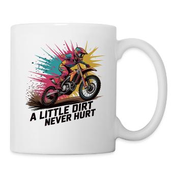 Motocross – Colorful, wild, free - Mug - white - Right