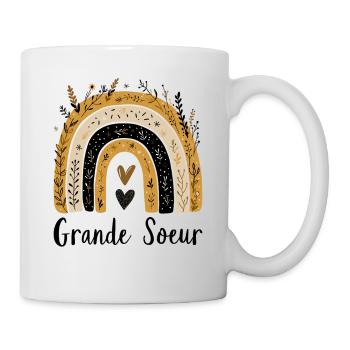 Grande Sœur Future Grande Soeur Annonce Grossesse - Mug blanc - blanc - Droite