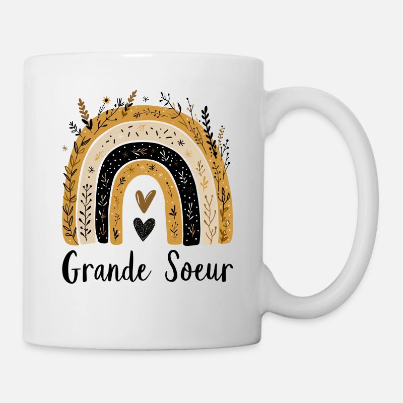 Grande Sœur Future Grande Soeur Annonce Grossesse - Mug blanc - blanc