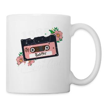 1985 Anniversaire Vintage 40 ans Rétro Femmes - Mug blanc - blanc - Droite