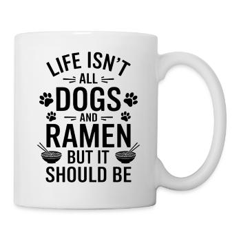 Ramen Dogs Anime Funny Kawaii Ramen Gift - Mug - white - Right