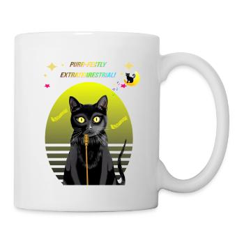 Purr Serenades Under The Soft Lemon Light - Mug - white - Right