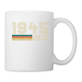 1945 Vintage 80 Years Birthday Gift - Mug - white - Right