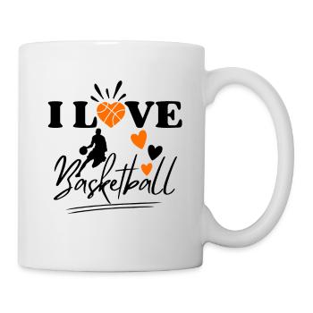Basketball Spruch Basketball Team - Tasse - Weiß - Rechts