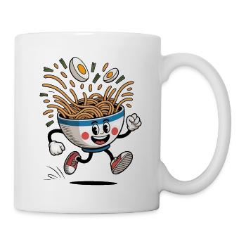 Lustiges Ramen Nudeln Design - Tasse - Weiß - Rechts