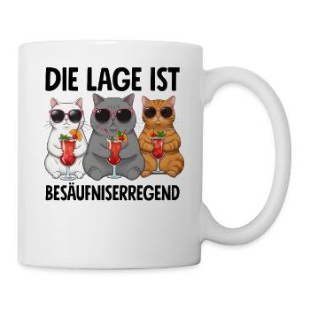 The situation is drunkenness - Mug - white - Right