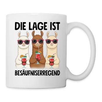La situation est l’ivresse - Mug blanc - blanc - Droite