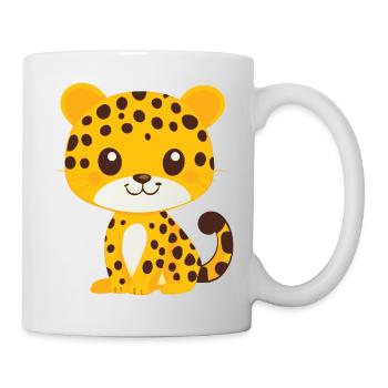 Petit léopard - Mug blanc - blanc - Droite
