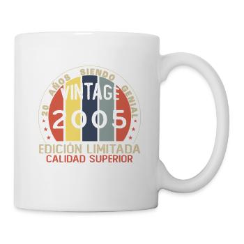20 Jahre Geburtstagsgeschenk aus dem Jahr 2005 - Tasse - Weiß - Rechts