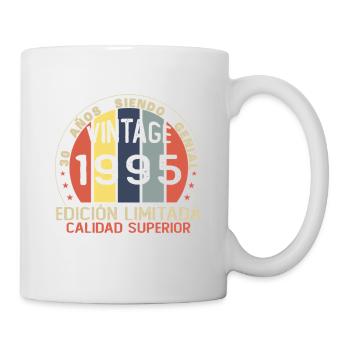 30 Jahre Geburtstagsgeschenk aus dem Jahr 1995 - Tasse - Weiß - Rechts