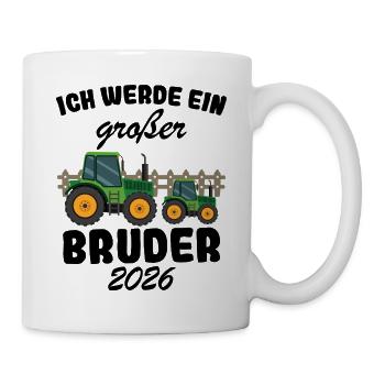 Annoncer la progéniture | Je vais être un grand frère en 2026 - Mug blanc - blanc - Droite