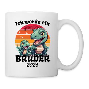 Annoncer la progéniture | Je vais être un grand frère en 2026 - Mug blanc - blanc - Droite