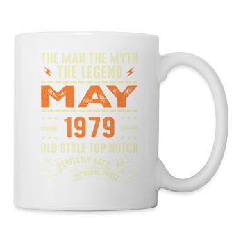 Anniversaire Mai 1979 - Mai 1979 - Mug blanc - blanc - Droite
