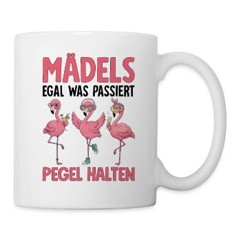 Girls no matter what happens Maintain levels - Mug - white - Right