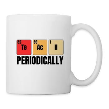 Drôle de professeur de chimie Tableau périodique - Mug blanc - blanc - Droite