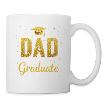 Proud dad of a 2025 graduate senior graduation - Mug - white - Right
