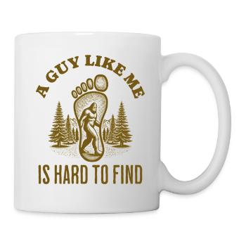 Un gars comme moi est difficile de trouver une citation drôle de Bigfoot - Mug blanc - blanc - Droite