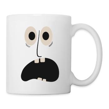 ach du Scheiße - Tasse - Weiß - Rechts