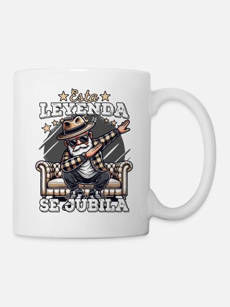 Jubilado Jubilación Regalo Esta Leyenda Se Jubila - Taza - blanco