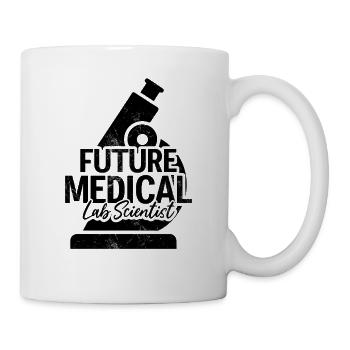 Zukünftige Wissenschaftlerin im Medizinlabor MLS CLS Wissenschaftlerin - Tasse - Weiß - Rechts