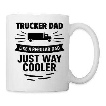 Papa camionneur – plus cool que la moyenne - Mug blanc - blanc - Droite