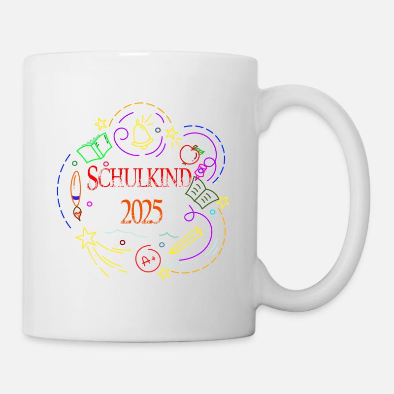 Schulkind 2025 - Tasse - Weiß