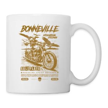 Bonneville Salt Flats Moto Vintage Biker - Mug blanc - blanc - Droite