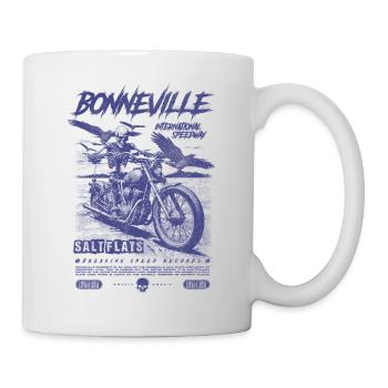 Bonneville Salt Flats Moto Vintage Biker - Mug blanc - blanc - Droite