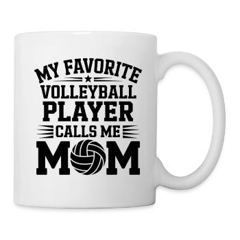 volley-ball dire drôle de cadeau de volley-ball - Mug blanc - blanc - Droite