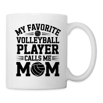 volley-ball dire drôle de cadeau de volley-ball - Mug blanc - blanc - Droite