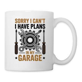 Lustiger Mechaniker Spruch Handwerker - Tasse - Weiß - Rechts