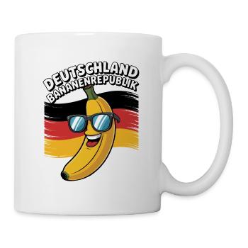 Bananenrepublik Deutschland - Tasse - Weiß - Rechts