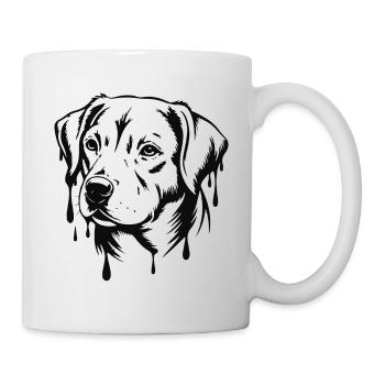 EIN HUND - Tasse - Weiß - Rechts