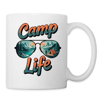 Camp Life – Abenteuer pur - Tasse - Weiß - Rechts