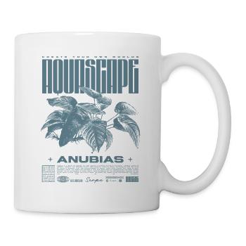 Aquascaping Anubias Aquatic Plant Fischhalter - Tasse - Weiß - Rechts