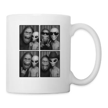 Bigfoot, Alien, Photo, Photo Booth, Alien - Mug - white - Right