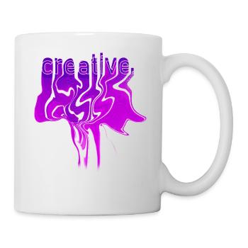 Créatif - Mug blanc - blanc - Droite