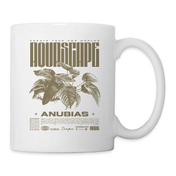Aquascaping Anubias Aquatic Plant Fischhalter - Tasse - Weiß - Rechts