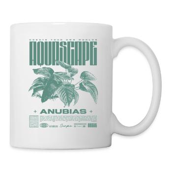 Aquascaping Anubias Aquatic Plant Fischhalter - Tasse - Weiß - Rechts