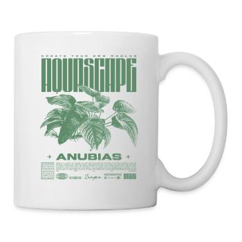 Aquascaping Anubias Aquatic Plant Fischhalter - Tasse - Weiß - Rechts