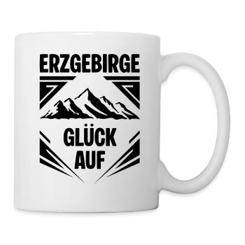 Erzgebirge Glueck auf - Tasse - Weiß - Rechts