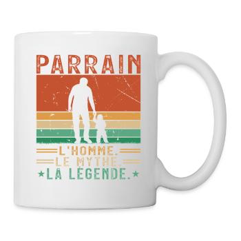 Pate, Mann, Mythos, Legende - Tasse - Weiß - Rechts
