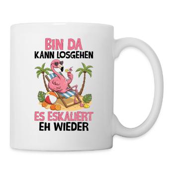 I'm there it can start, it escalates again anyway - Mug - white - Right