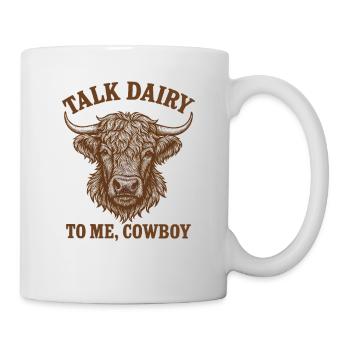 Talk Dairy To Me - Mug - white - Right