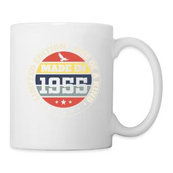 1955 Vintage Retro Jubiläumsgeschenk - Tasse - Weiß - Rechts