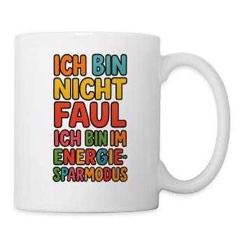 I'm not lazy, I'm in power saving mode - Mug - white - Right