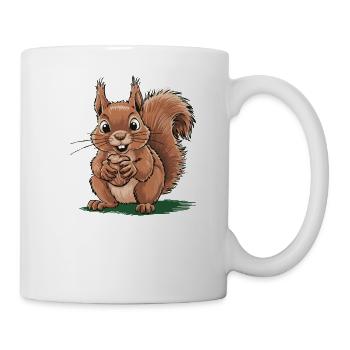ADHD? Oh look, a squirrel! - Mug - white - Right